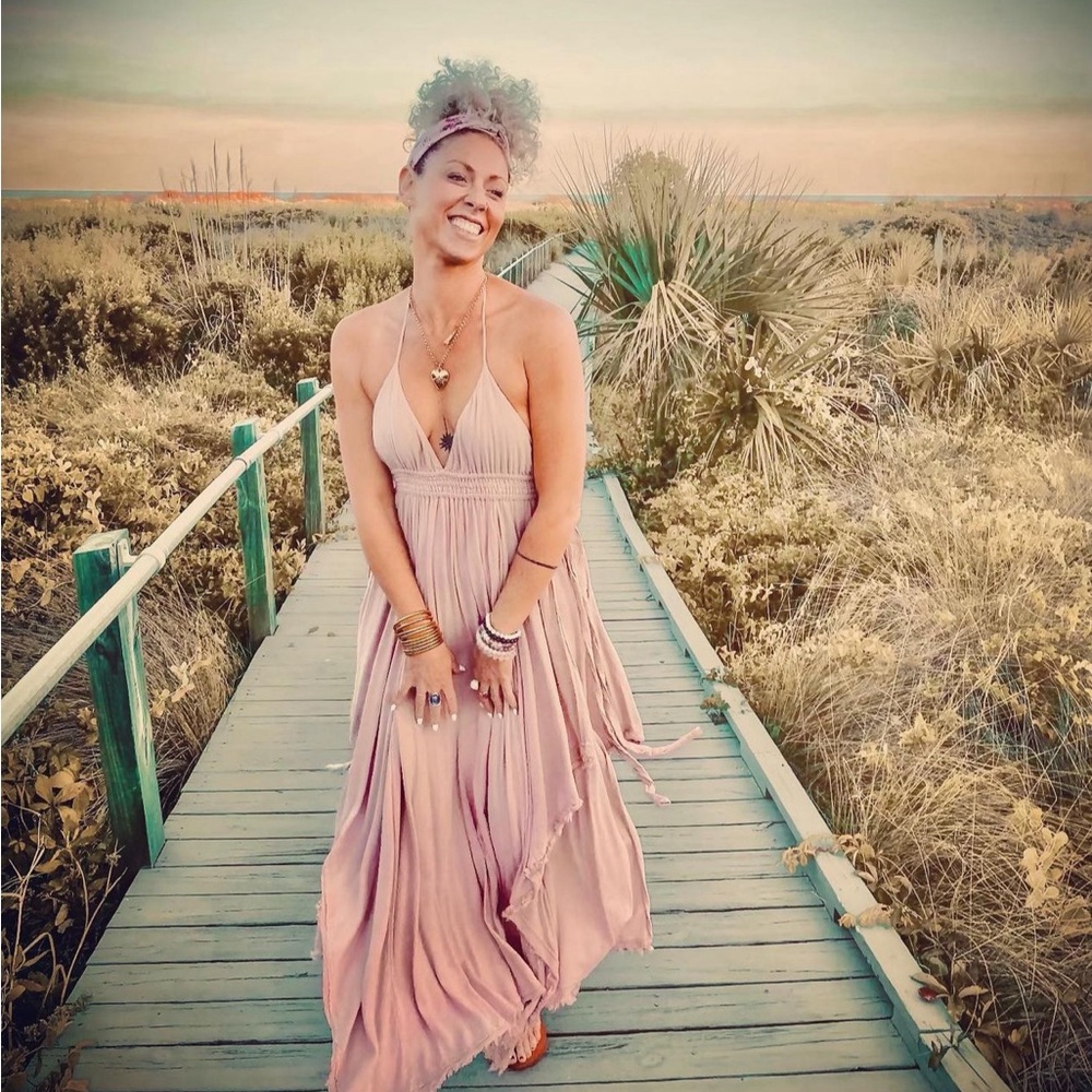 🌸maxi peasant dress🌸
